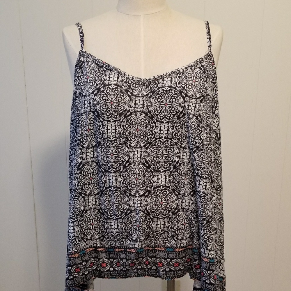 Torrid ikat mandala print camisole